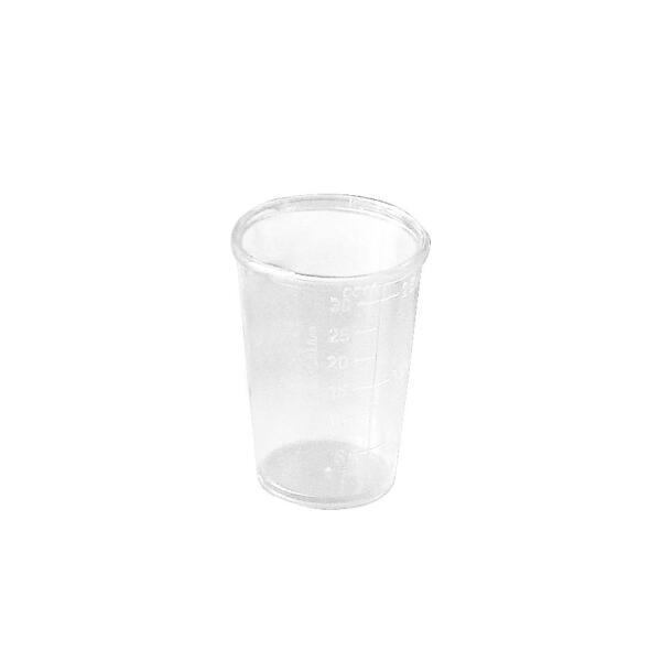 Einnehmeglas 30 ml glasklar  (VPE: 10 St&uuml;ck) 
