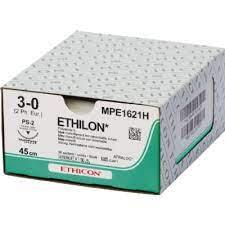 ETHILON, schwarz, monofil, FS-3, 4/0, 45cm