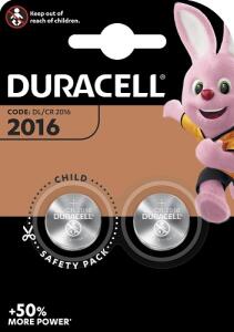 Duracell Lithium CR2016 Knopfzelle 2er Blister