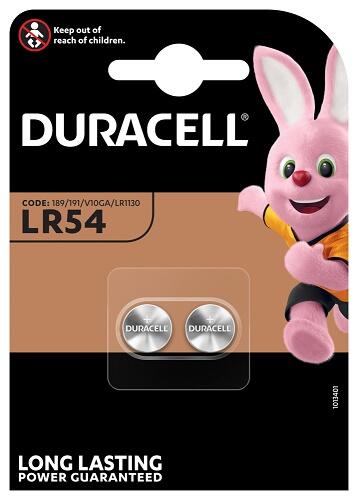 Duracell Alkaline V10GA LR54 2er Blister