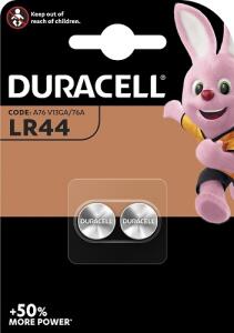 Duracell Alkaline V13GA LR44 Knopfzelle 2er Blister