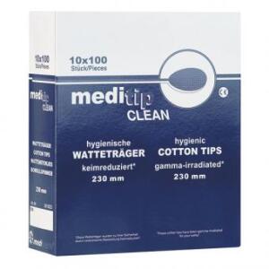 Meditip Clean Wattetr&auml;ger 4 x 230mm - unsteril