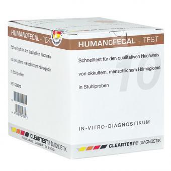 CLEARTEST Humanofecal | verschiedene Mengen