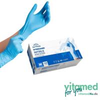 Glashandschuhe Handschuhe Nitril Blau VSG ESG Float Glas NEU 5 Paar 