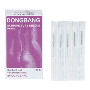 Dongbang Akupunkturnadeln mit Stahlgriff - violett...