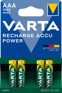 Varta Recharge Accu Power AAA 1000 mAh 4er Blister