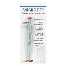 Minipet Mikroliter-Pipetten verschiedene Gr&ouml;&szlig;en (1 St&uuml;ck)