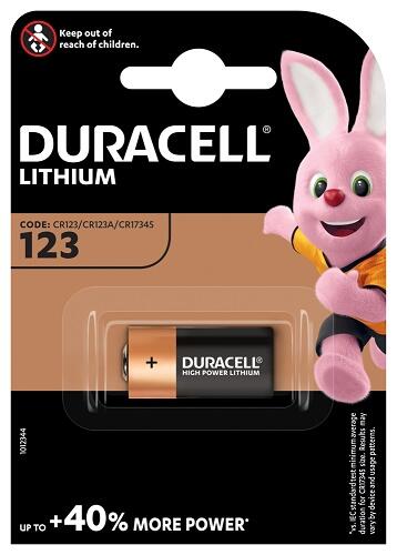 Duracell High Power Lithium CR123 / CR17345 Fotobatterie 1er Blister
