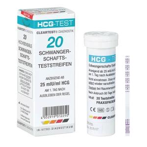 Cleartest HCG - Schwangerschafts-Teststreifen