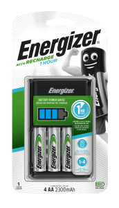 Energizer 1 Hour Charger Ladeger&auml;t inkl. 4 x AA...