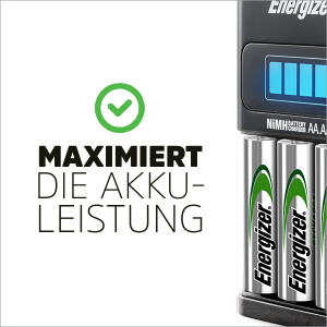 Energizer 1 Hour Charger Ladegerät inkl. 4 x AA 2300mAh