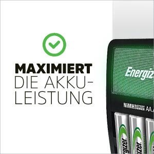 Energizer Maxi Charger Ladegerät inkl. 4 x AA 2000mAh