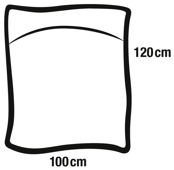 Foliodrape Protect Patientenunterlage - 100x120 cm, mit Auffangbeutel (VPE: 25 Stück)