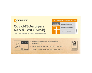 Citest COVID-19 Antigen Schnelltest Nasal für Laien...