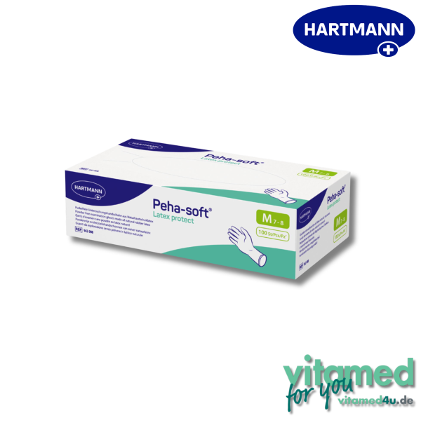 Hartmann Peha-soft Latex protect Handschuh | Pack: 100 Stück I  verschiedene Größen