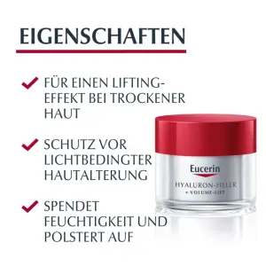 Eucerin® Hyaluron-Filler + Volume-Lift Tagespflege für trockene Haut