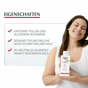 Eucerin® DermoCapillaire pH5 Shampoo – mildes und pflegendes Haarshampoo für empfindliche Kopfhaut