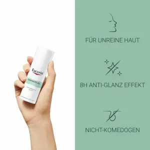 Eucerin® DermoPure Mattierendes Fluid – für unreine, zu Akne neigende Haut & mattiert mit 8-Stunden Anti-Glanz-Effekt