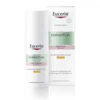 Eucerin® DERMOPURE Schützendes Fluid LSF 30 – Beugt der Verdunkelung von Pickelmalen und Unreinheiten vor & mattiert