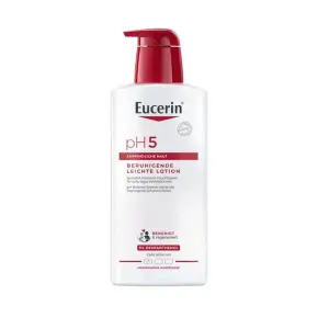 Eucerin® pH5 Leichte Textur Lotion – pflegt empfindliche, normale bis trockene Haut & macht die Haut widerstandsfähiger